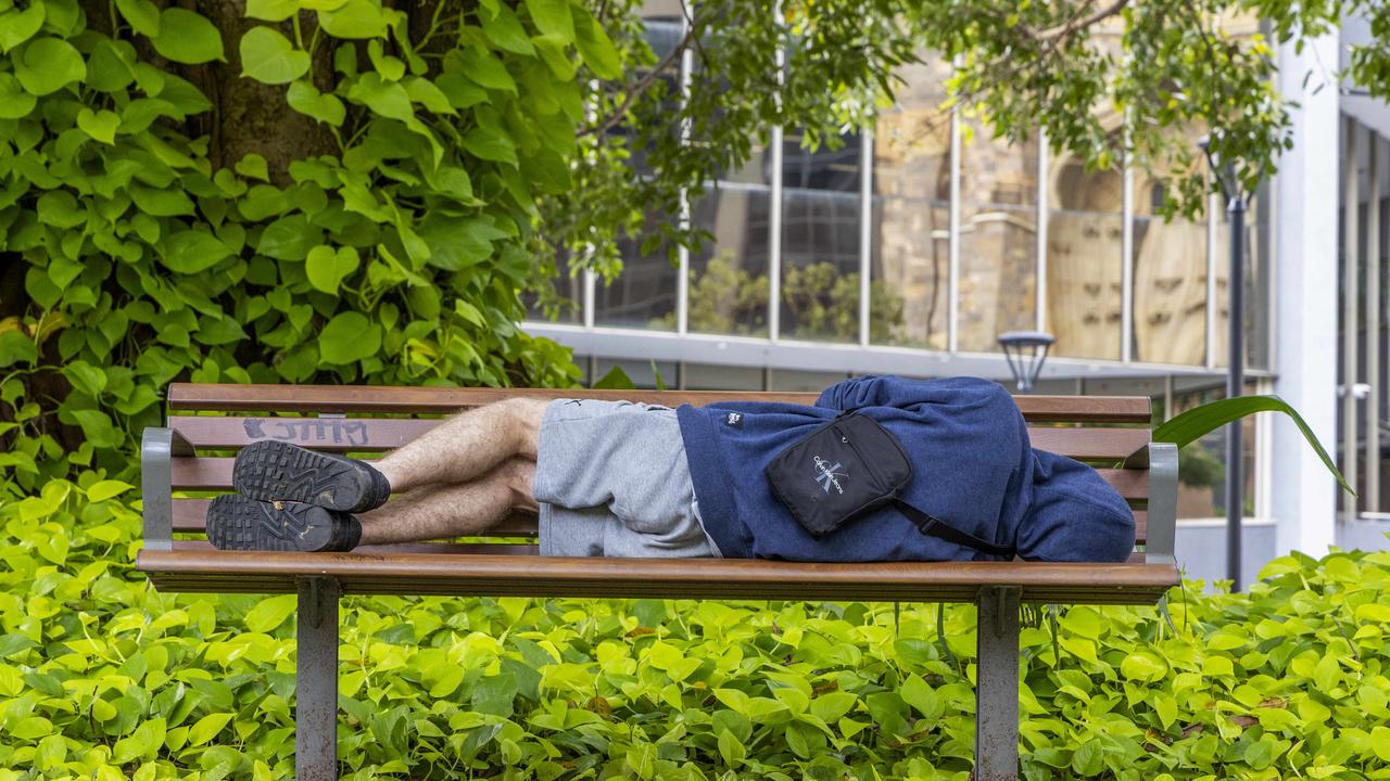 'Fergus' living on the streets of Brisbane Picture: Richard Walker