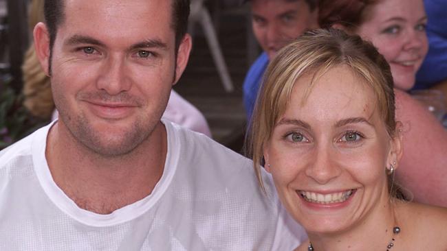 Michael Hunt and Penny Carruthers in January, 2004. Picture: Andrew Maccoll