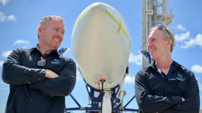 James and Adam Gilmour, the co-foudners of Queensland start-up Gilmour Space