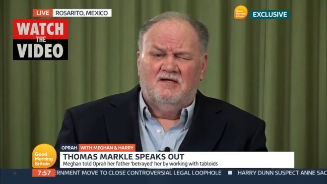 Thomas Markle disappointed over the tell all interview (ITV)