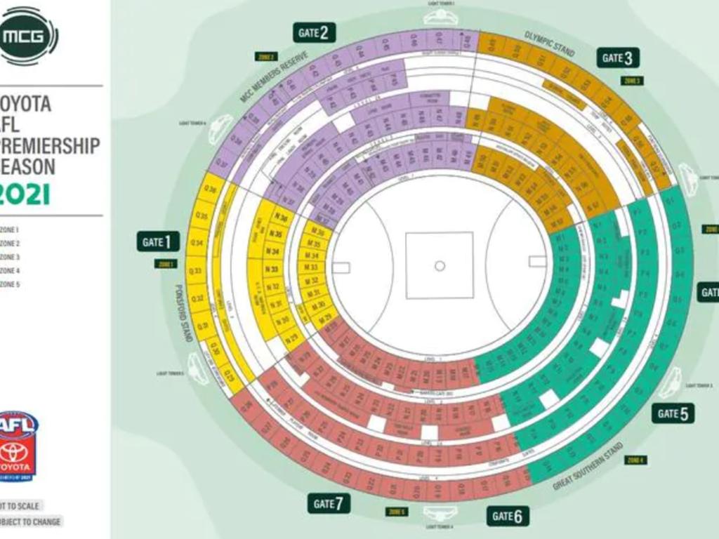 mcg eras tour seating map with seat numbers