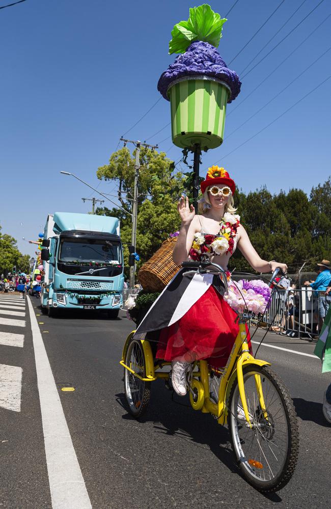 Piper Smith in the Grand Central Floral Parade of the Carnival of Flowers, Saturday, September 21, 2024. Picture: Kevin Farmer