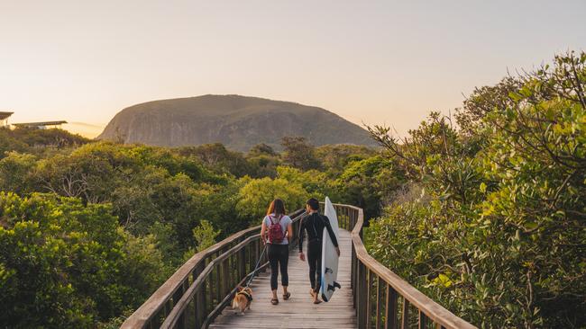 Mt Coolum provides an incredible backdrop.