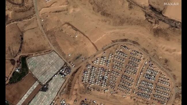 Satellite Images Show New Camps in Southern Gaza