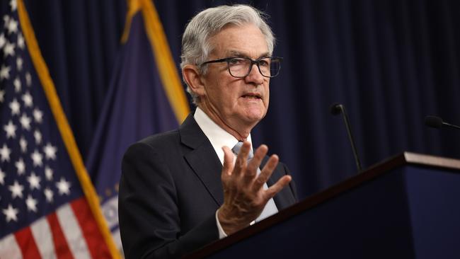 Federal Reserve Bank board chairman Jerome Powell. Picture: Getty Images