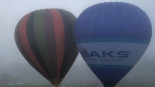 The balloon operator has added fog as a local known hazard to their Hunter Valley operations. Credit: ATSB