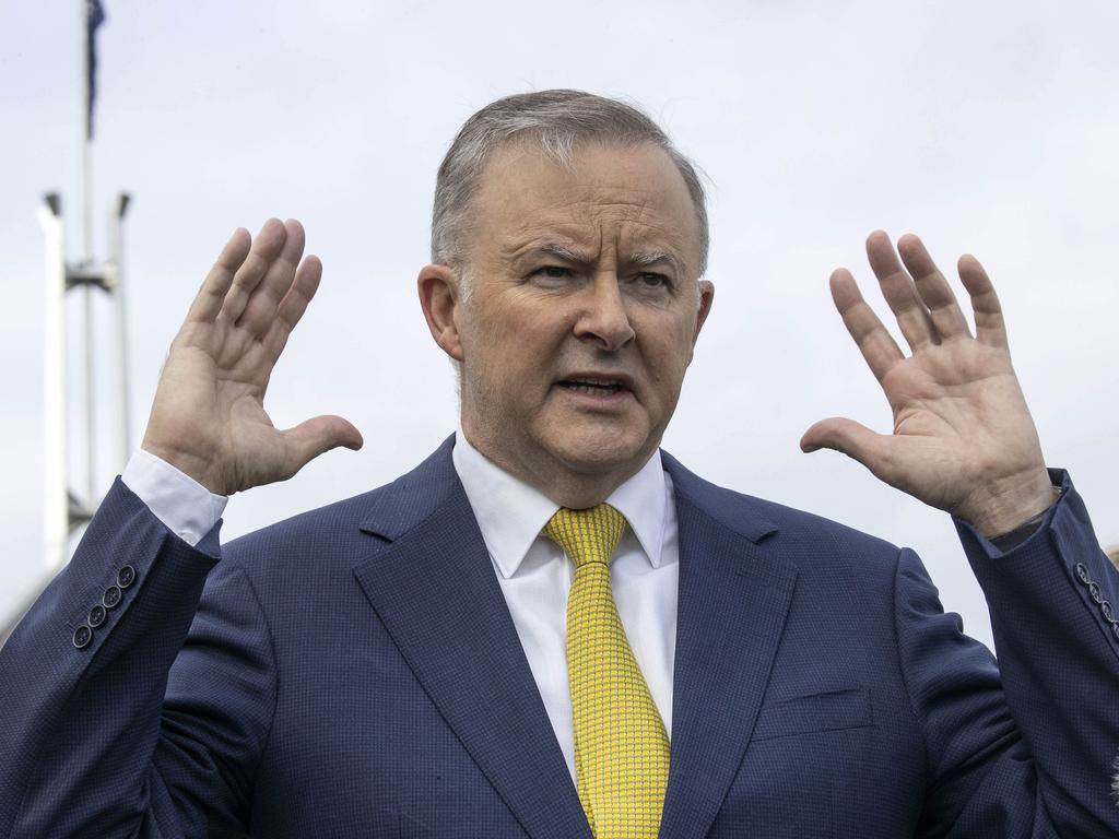 Anthony Albanese has criticised the government’s handling of the alleged rape at Parliament House. Picture: NCA NewsWire/Gary Ramage