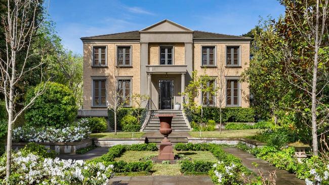 Former Myer boss Garry Hounsell is selling 2 Merriwee Cres Toorak, with a $8.4m-$9.2m price guide.