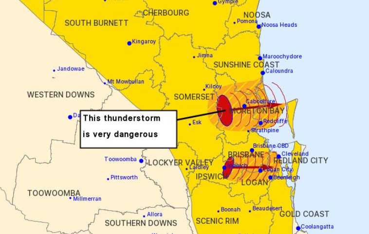 Sunshine Coast Weather Forecast Tipping Possible Severe Storms Hail This Afternoon The Courier Mail