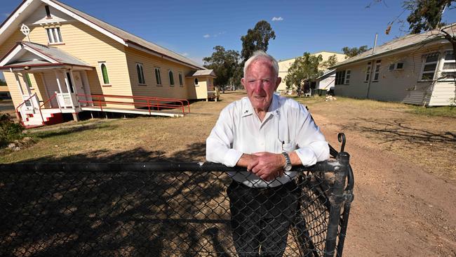 Tara Catholic priest Fr Jack MacGinley says there was “significant” trauma in town after last year’s mass shooting at Wieambilla. Picture: Lyndon Mechielsen