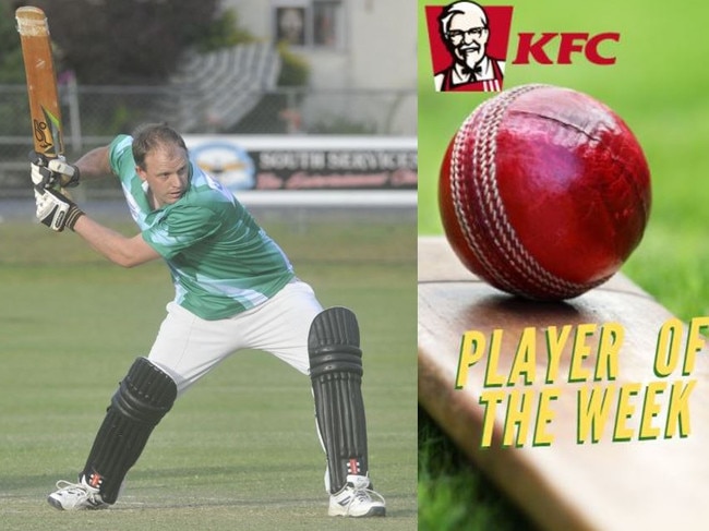 GDSC Easts player Craig Paul has been voted KFC Player of the Week from round three of Clarence River Cricket Association matches.