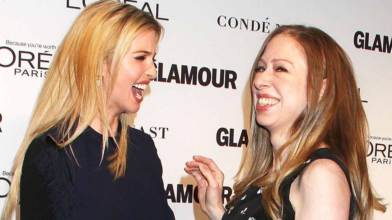 Former mates Ivanka Trump and Chelsea Clinton haven’t spoken since 2016. Picture: Laura Cavanaugh/FilmMagic