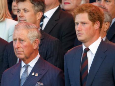 LONDON, UNITED KINGDOM - SEPTEMBER 10: (EMBARGOED FOR PUBLICATION IN UK NEWSPAPERS UNTIL 48 HOURS AFTER CREATE DATE AND TIME) Prince Charles, Prince of Wales and Prince Harry attend the Opening Ceremony of the Invictus Games at the Queen Elizabeth Olympic Park on September 10, 2014 in London, England. (Photo by Max Mumby/Indigo/Getty Images)