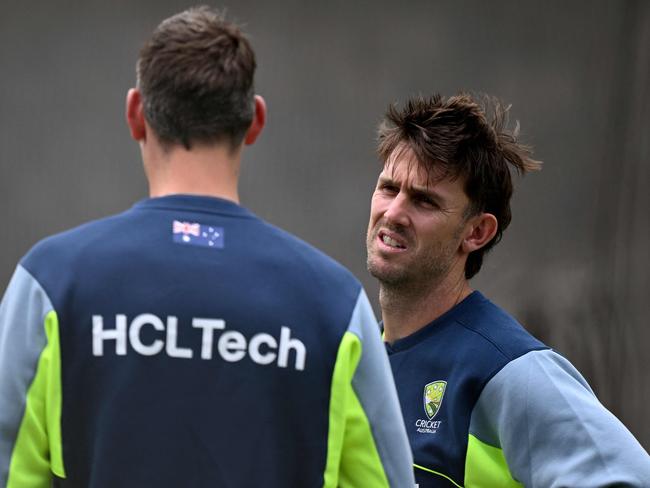 Beau Webster (L) could offer cover for Australia’s Champions Trophy squad. Picture: William West/AFP