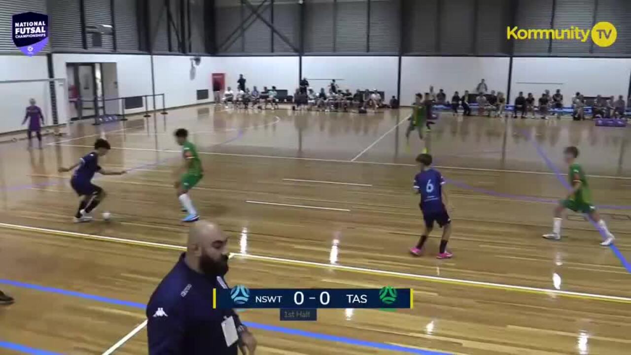 Replay: Football NSW Thunder v Football Tasmania (U12 Boys) - 2025 National Futsal Championships Day 1