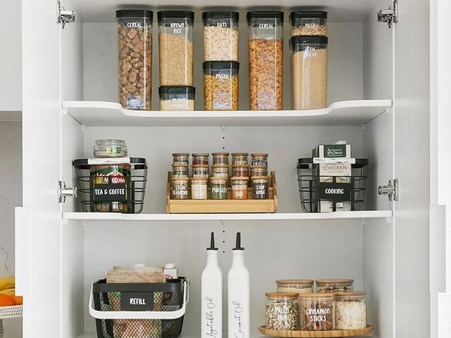 Mum's game-changing pantry hack you'll see in thousands of homes. Picture: Instagram / Little Label Co