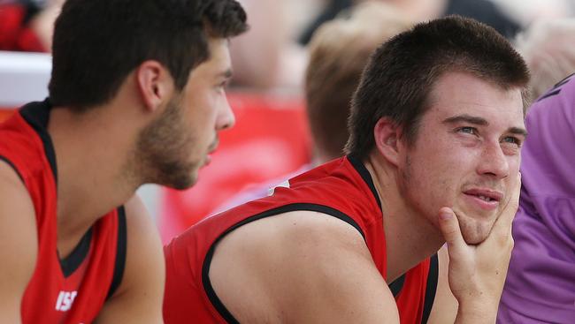 Zach Merrett lead the Bomber midfield to victory over the Cats in their JLT Series clash.