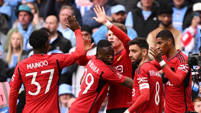 Manchester United squeezed past Coventry City in the FA Cup semifinals. (Photo by Mike Hewitt/Getty Images)