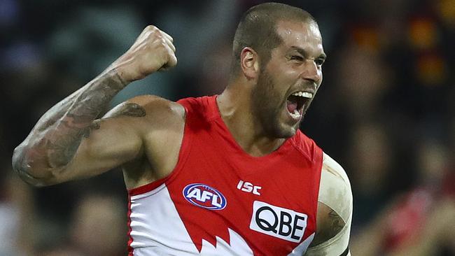 Sports stars such as Lance Franklin will be eligible for tax breaks of about $20,000 a year. Picture Sarah Reed