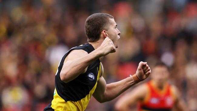 Callum Coleman-Jones booted four goals in his return to the senior side. Picture: AFL Photos/Getty Images