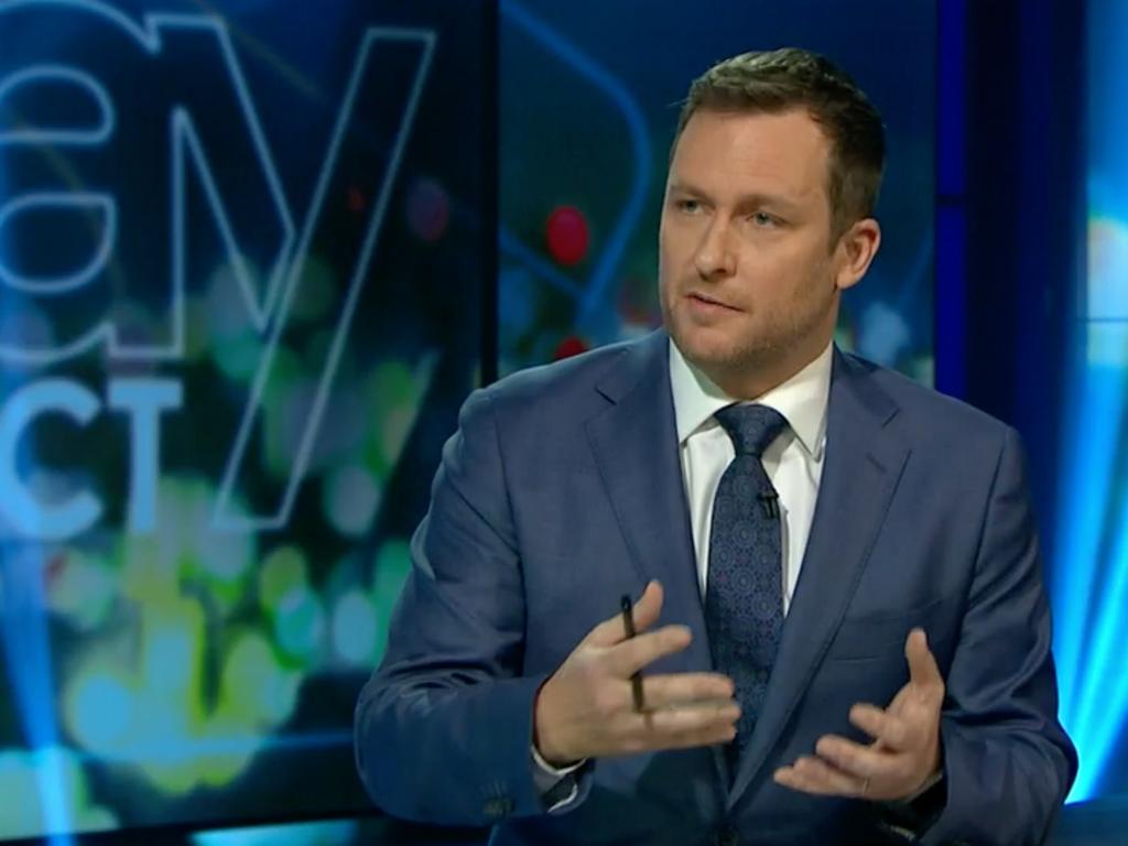 Peter van Onselen questioned the vaccine rollout. Picture: Channel 10