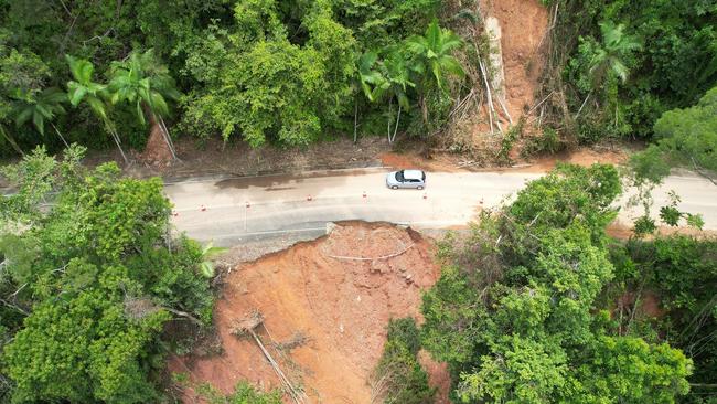 Work to repair Far North roads following unprecedented flooding could take four to six weeks to re-open but there may be two years worth of repair work, with the potential for load limit, State MP for Cairns Michael Healy said on Friday. Picture: Supplied