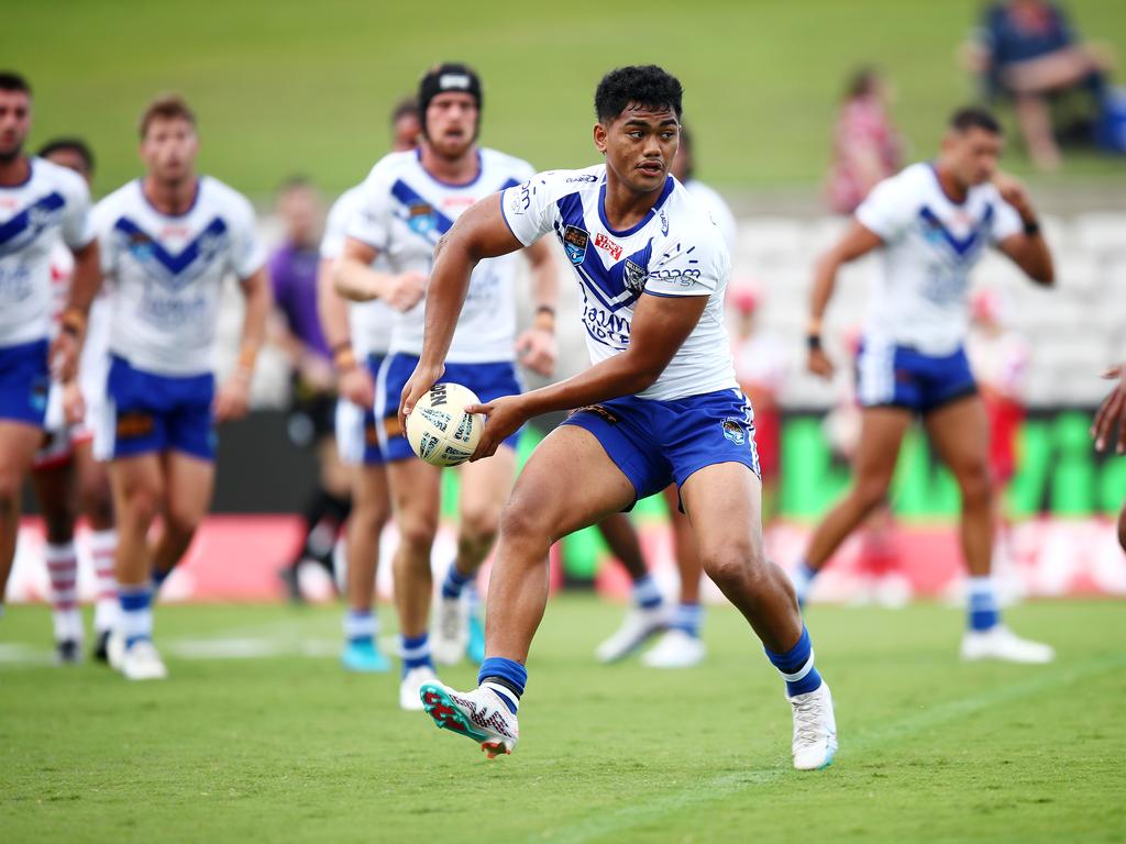 Karl Oloapu is set to debut for the Bulldogs. Picture: NRL Photos