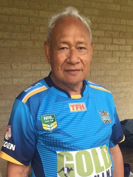 Titans winger Greg Marzhew's grandfather Ta'ilevao Aumau Marzhew. Picture: Supplied