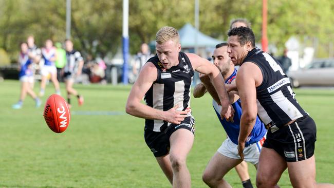 Sam Hayden has been Hahndorf’s best performer so far in 2022. (Picture: Brenton Edwards)