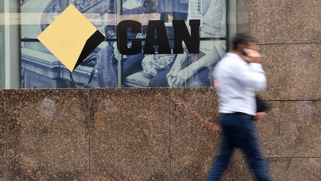 SYDNEY, AUSTRALIA – NewsWire Photos FEBRUARY, 12, 2021: General view of a Commonwealth Bank of Australia (CBA) branch in Sydney. Picture: NCA NewsWire/Bianca De Marchi