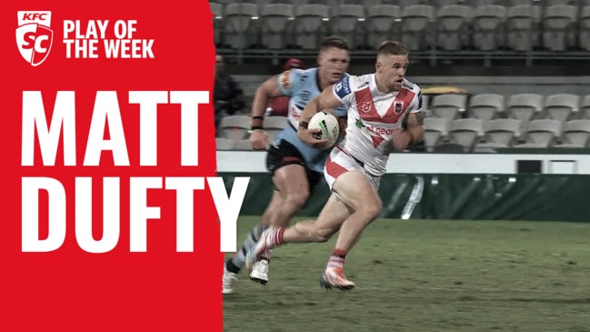 Play of the Week: Matt Dufty scorches Sharks in Round 1