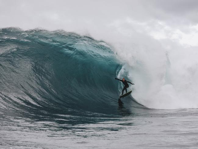 Mark Mathews in action at Red Bull Cape Fear in Tasmania in 2019.