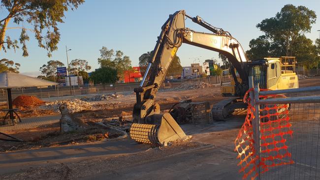 The Grenville Centre has been demolished at Elizabeth to make way for a luxury hotel. Picture: COLIN JAMES