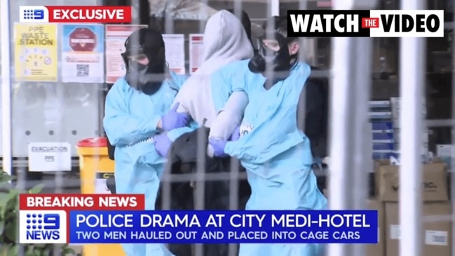 Two arrested over Adelaide quarantine breach (9 News)