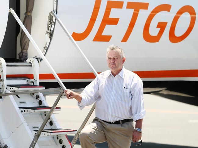 JetGo Australia Managing Director Paul Bredereck will start passenger flights between Sydney/Gladstone and Sydney/Roma next month. Pics Tara Croser.