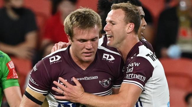 NRL 2021 RD23 Canberra Raiders v Manly-Warringah Sea Eagles - Jake Trbojevic Picture NRL Images