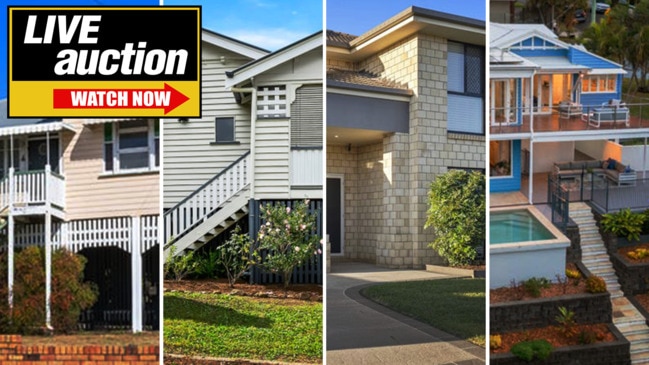 Watch live: Brisbane house auctions