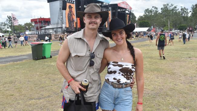 Ethan Clarke and Ellen at CMC Rocks 2024. Picture: Aaron Goodwin