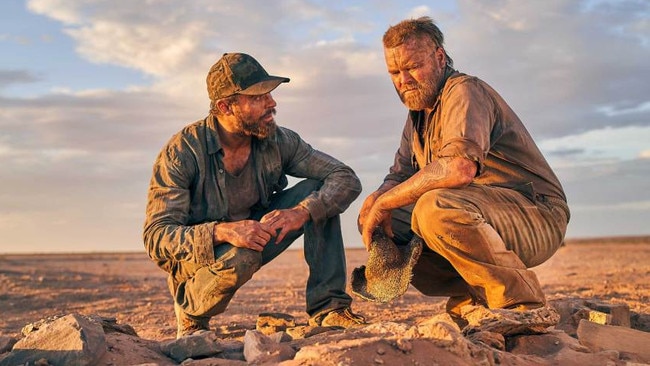 South Australian shot Stan Original film Gold, led by an all-starcast. Pictured here is Zac Efron and Anthony Hayes. Picture: Ian Routledge