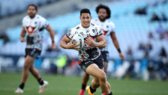 Tuivasa-Sheck won’t earn as much as he did in the NRL but will still be one of New Zealand Rugby’s highest paid stars. Picture: Getty Images.