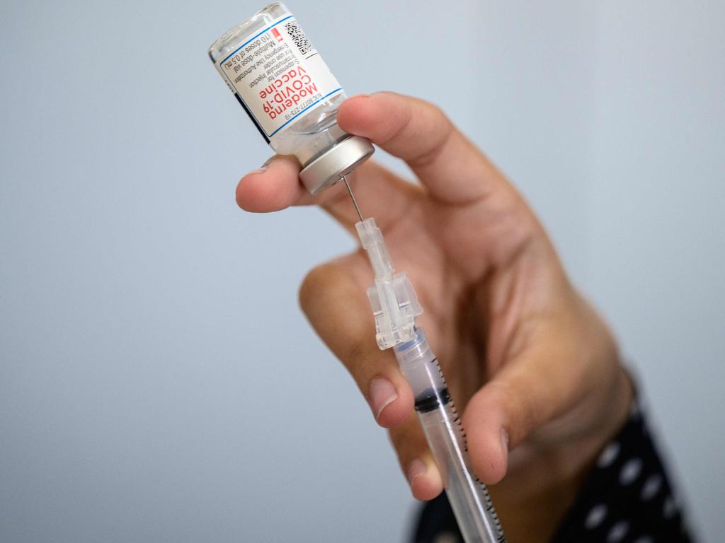 Two updated Covid vaccines have been approved for use in Australia. (Photo by Angela Weiss / AFP)