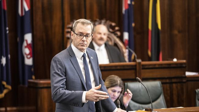 Michael Ferguson Liberal member. Parliament activity in Hobart today. Picture Eddie Safarik