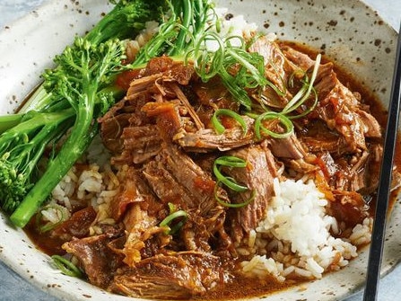 Use the slow cooker to prepare the lamb.