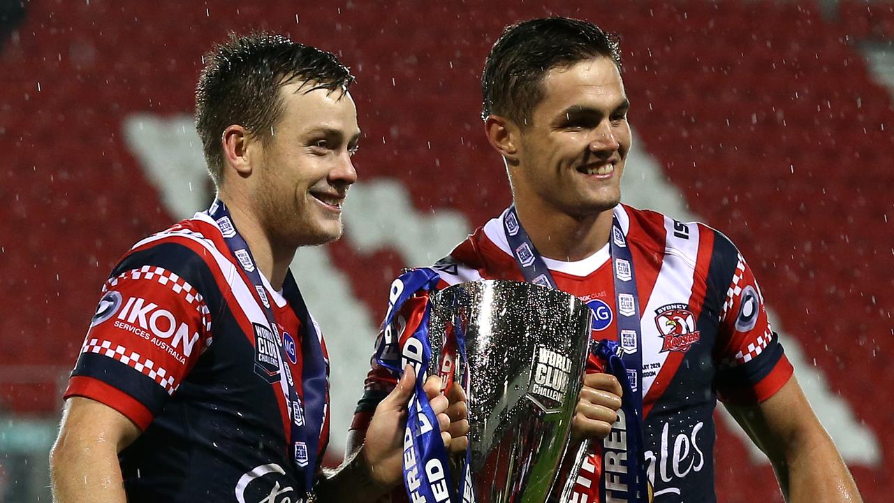 Luke Keary and Kyle Flanagan still need time to gel as a combination. (Photo by Lewis Storey/Getty Images)