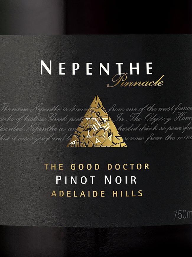 Nepenthe Pinnacle Good Doctor Pinot Noir — bottle shot