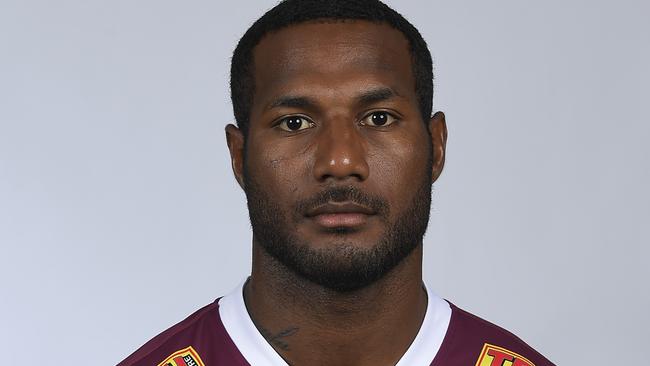 BRISBANE, AUSTRALIA - JANUARY 27: Suliasi Vunivalu poses during the Queensland Reds Super Rugby headshots session at Ballymore Stadium on January 27, 2021 in Brisbane, Australia. (Photo by Albert Perez/Getty Images)