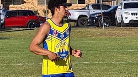 Gold Coast Touch Association player Jaxon Milford was flown to a Brisbane hospital for emergency surgery after suffering bleeding on the brain. Picture: Supplied.