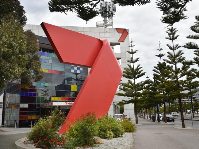 MELBOURNE, AUSTRALIA - NewsWire Photos OCTOBER 18TH, 2021: Exterior of Channel Seven, Docklands, Melbourne. Seven West Kerry Stokes-backed media firm Seven West is taking global convenience chain 7-Eleven to court to try to prevent the company from using 'SEVEN' branding. Picture : NCA NewsWire / Nicki Connolly