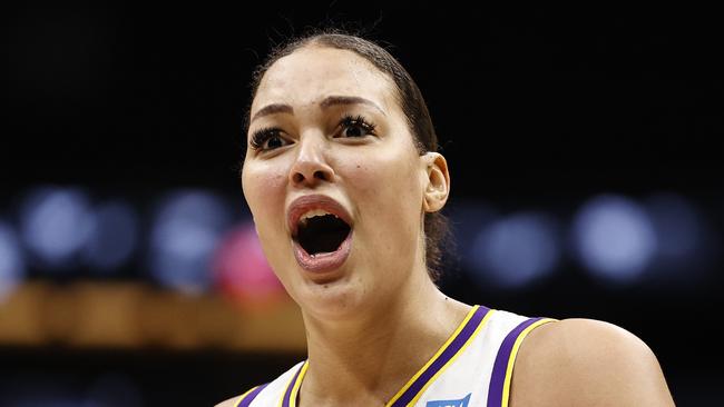 Liz Cambage is protected in a way a white player would not be if they used such language. Picture: Getty Images