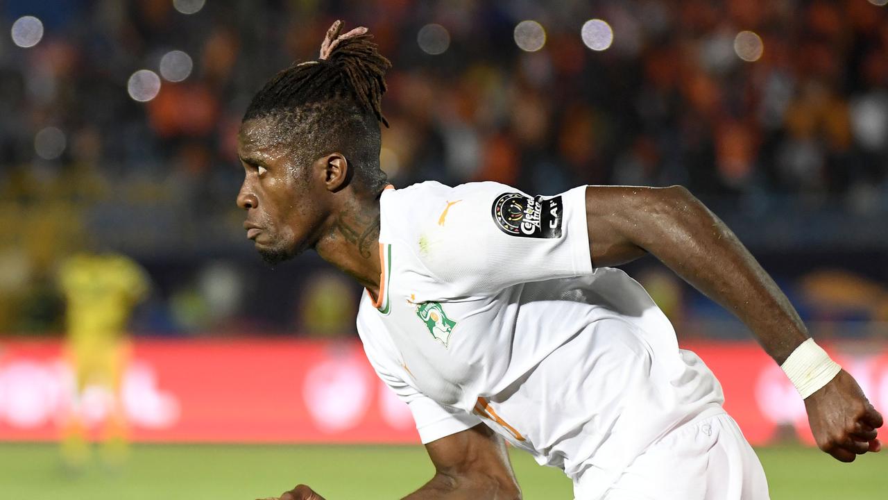 Wilfried Zaha was the late hero for the Ivory Coast